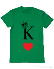 Tricou ADLER barbat Fancy King Verde mediu