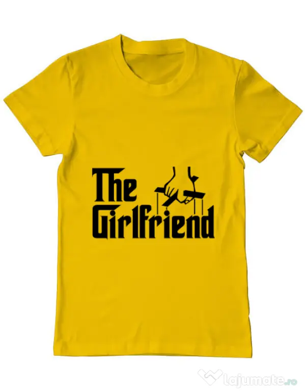Tricou ADLER barbat The girlfriend Galben