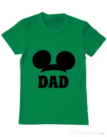 Tricou ADLER barbat Mouse dad Verde mediu