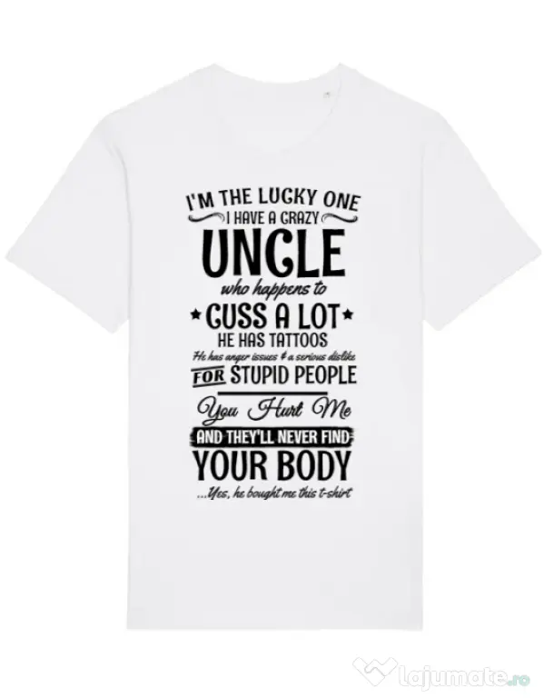 Tricou STANLEY STELLA barbat The lucky one Alb
