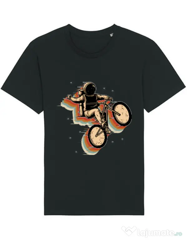 Tricou STANLEY STELLA barbat Cycling space Negru