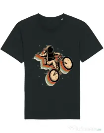 Tricou STANLEY STELLA barbat Cycling space Negru