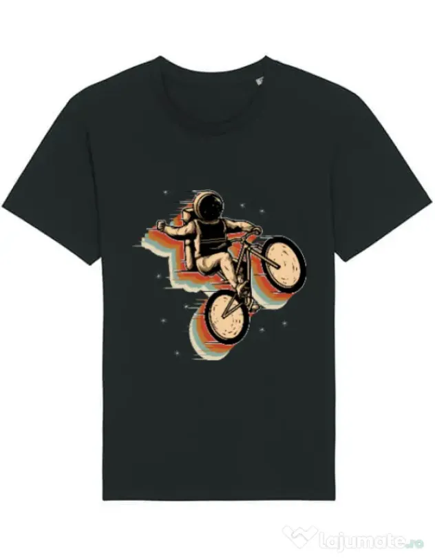 Tricou STANLEY STELLA barbat Cycling space Negru