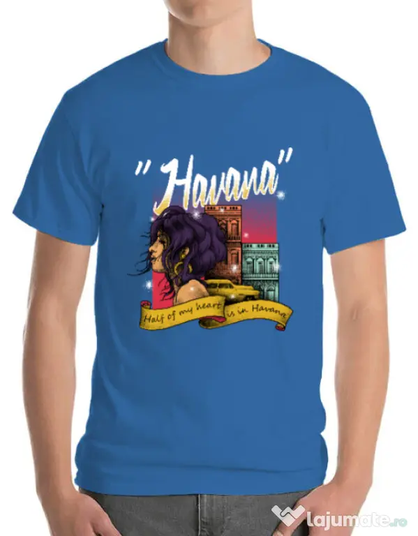 Tricou ADLER barbat Havana Albastru azuriu