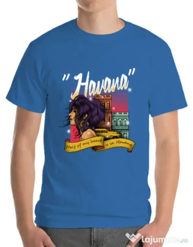 Tricou ADLER barbat Havana Albastru azuriu