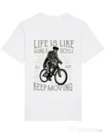 Tricou STANLEY STELLA barbat Keep moving Alb