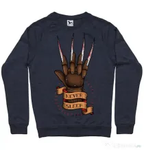 Bluza ADLER barbat Never sleep Denim inchis