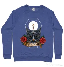 Bluza ADLER barbat Pure evil Albastru melanj