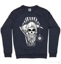 Bluza ADLER barbat Experience death Denim inchis