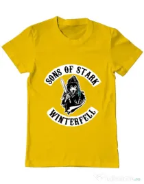 Tricou ADLER barbat Sons of stark Galben