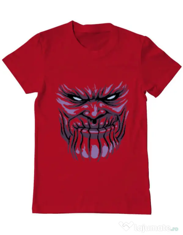 Tricou ADLER barbat Thanos mask Rosu