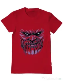 Tricou ADLER barbat Thanos mask Rosu