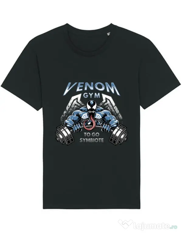 Tricou STANLEY STELLA barbat Venom gym Negru
