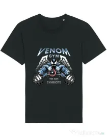 Tricou STANLEY STELLA barbat Venom gym Negru