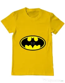 Tricou ADLER barbat Six pack Batman Galben