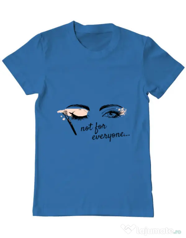 Tricou ADLER barbat Not for everyone Albastru azuriu