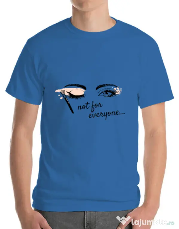 Tricou ADLER barbat Not for everyone Albastru azuriu