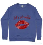 Bluza ADLER barbat Lets get naked Albastru melanj