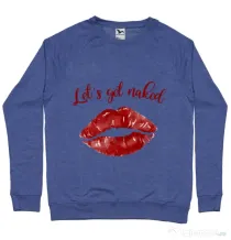 Bluza ADLER barbat Lets get naked Albastru melanj