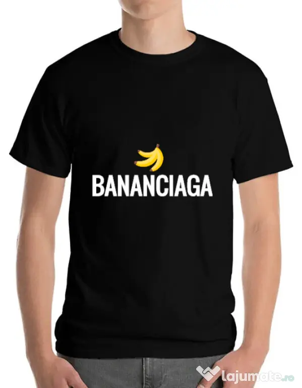 Tricou ADLER barbat Bananciaga Negru