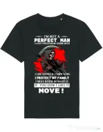 Tricou STANLEY STELLA barbat I am not a perfect man Negru
