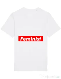 Tricou STANLEY STELLA barbat Feminist Alb