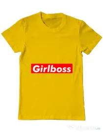 Tricou ADLER barbat Girlboss Galben