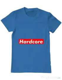 Tricou ADLER barbat Hardcore Albastru azuriu
