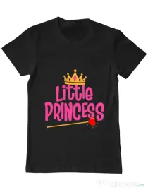 Tricou ADLER barbat Little Princess Negru