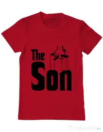 Tricou ADLER barbat The Son Rosu