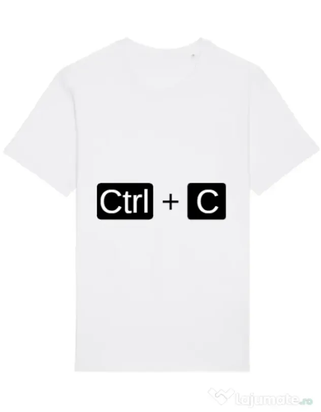 Tricou STANLEY STELLA barbat Ctrl Copy Alb