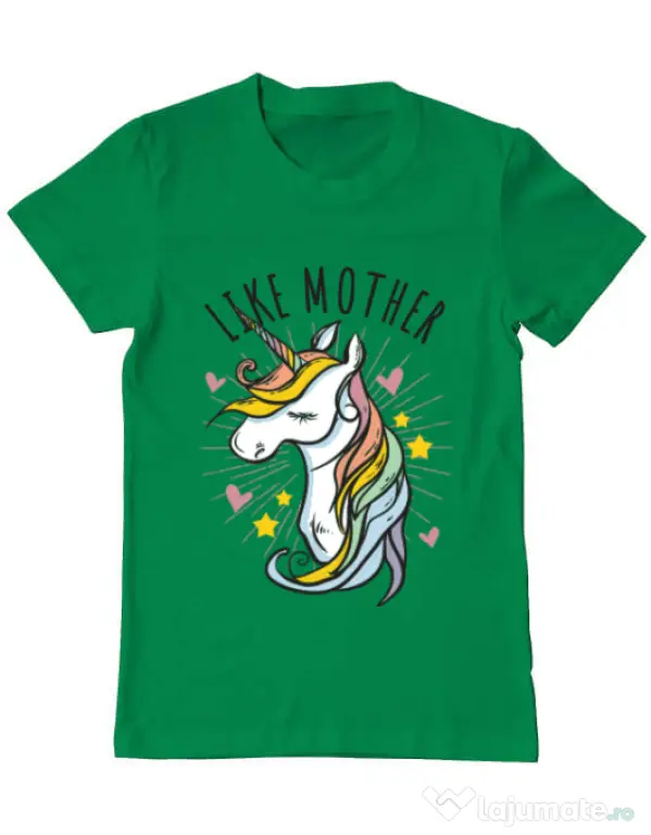 Tricou ADLER barbat Like mother Verde mediu