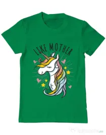 Tricou ADLER barbat Like mother Verde mediu