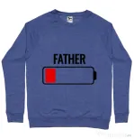 Bluza ADLER barbat Father battery Albastru melanj