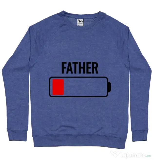 Bluza ADLER barbat Father battery Albastru melanj
