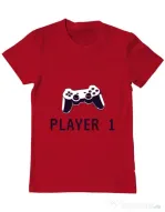 Tricou ADLER barbat Player 1 Rosu