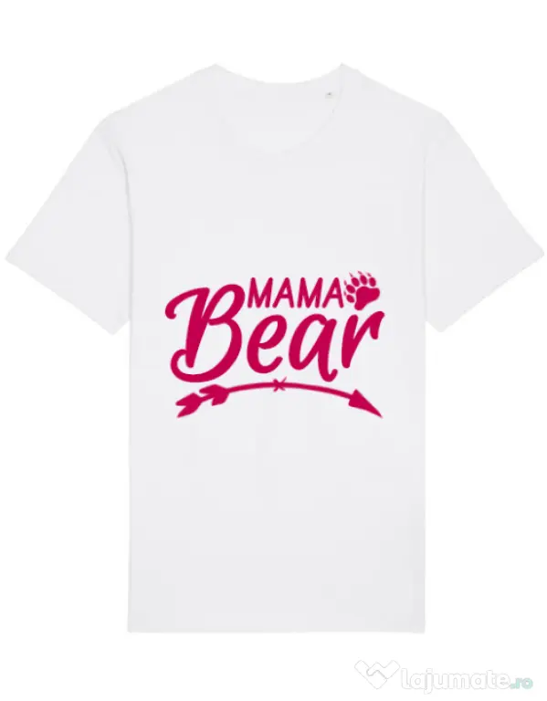 Tricou STANLEY STELLA barbat Mama bear Alb