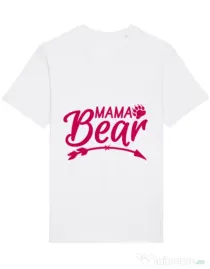 Tricou STANLEY STELLA barbat Mama bear Alb