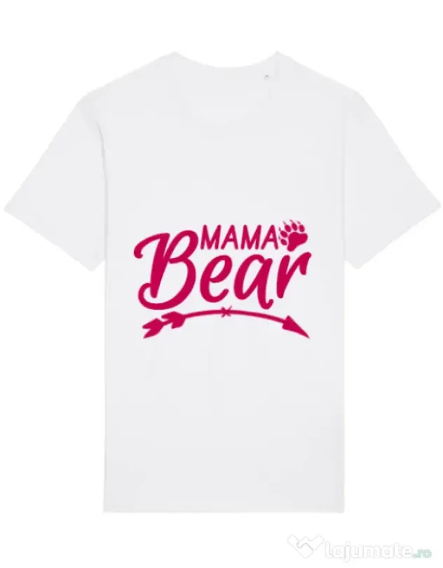 Tricou STANLEY STELLA barbat Mama bear Alb
