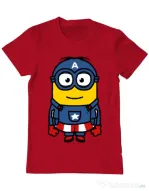 Tricou ADLER barbat Captain minion Rosu