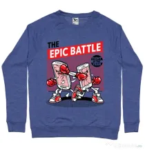 Bluza ADLER barbat Epic battle Albastru melanj