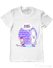 Tricou ADLER barbat How is the inside Alb