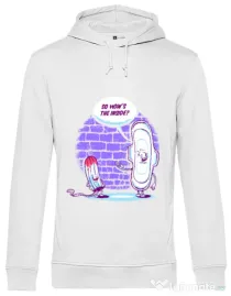 Hoodie barbat cu gluga How is the inside Alb