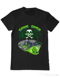 Tricou ADLER barbat Poisonous mushroom Negru