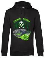 Hoodie barbat cu gluga Poisonous mushroom Negru