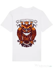 Tricou STANLEY STELLA barbat Rogue owl Alb