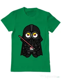 Tricou ADLER barbat Vader minion Verde mediu