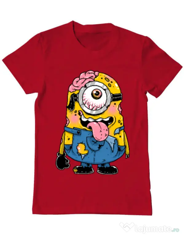 Tricou ADLER barbat Zombie minion Rosu