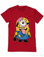 Tricou ADLER barbat Zombie minion Rosu