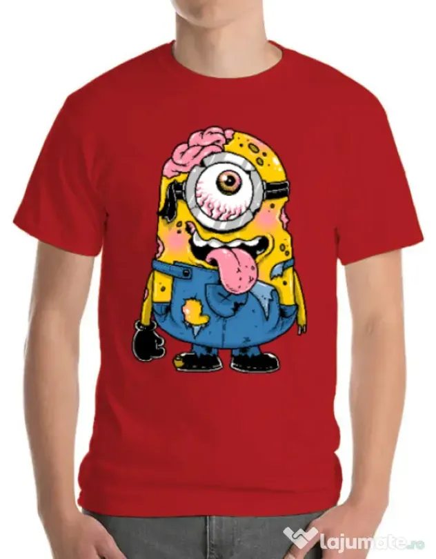 Tricou ADLER barbat Zombie minion Rosu